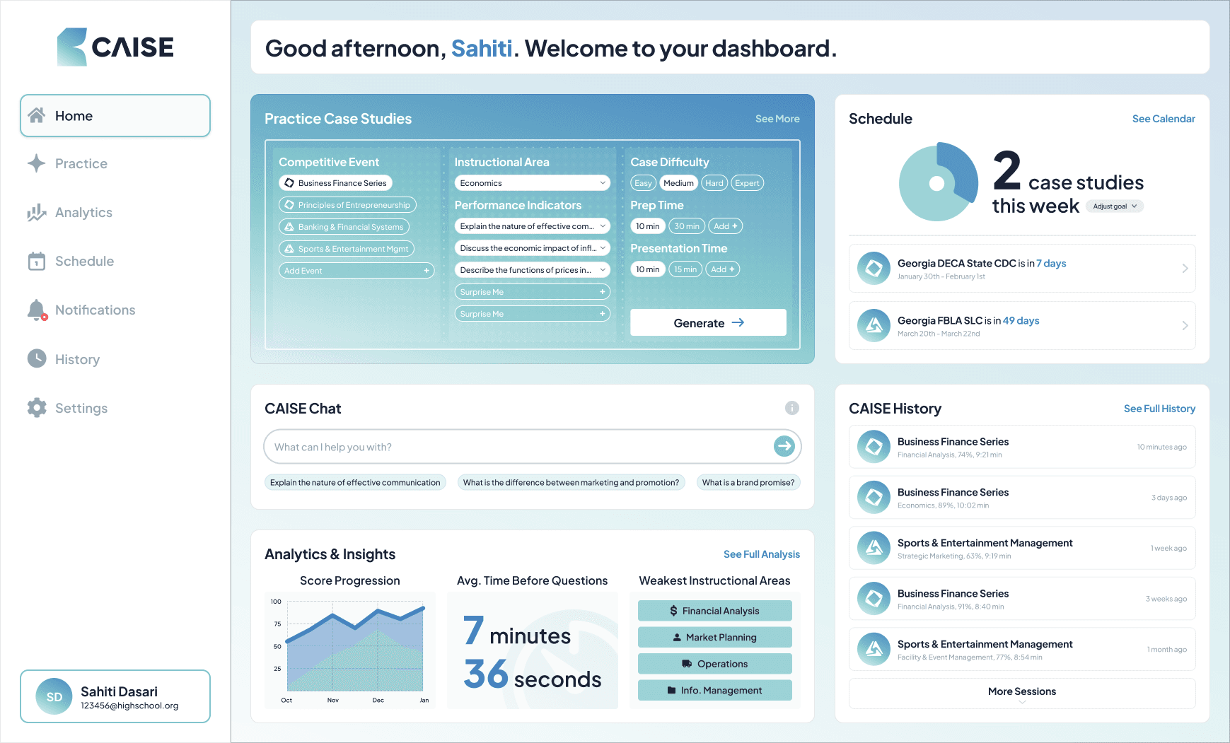 CAISE Dashboard